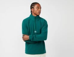 Adidas Originals Trefoil Half Zip Fleece